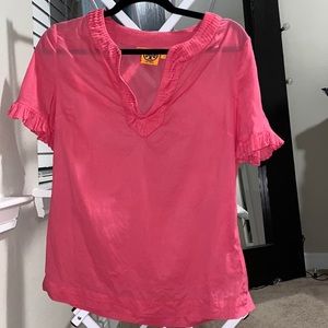 Tory Burch Hot Pink Top